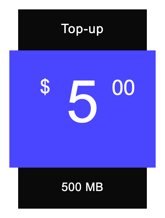 Topup 500MB